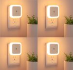 PANCA 4pc Night Lamp Sensor Light for Bedroom Bed Side Home | Smart Automatic ON/Off Dim LED Lights | Energy Saving 0.5W Lamp | Long Life for Hallway, Stairs, Kitchen, Bathroom (Warm) (Pack of 3) - Image 2