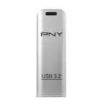 PNY Elite Steel 64GB USB 3.2 Pen Drive | Flash Drive - Silver - Image 2