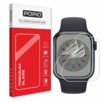 POPIO Acrylic Screen Guard Protector Compatible for Apple watch Series 10, Series 11 46mm (Transparent) with Edge to Edge Full Screen Coverage & Easy Installation Kit, Pack of 2 - Image 2