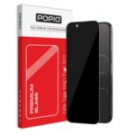 POPIO Privacy Military-Grade Tempered Glass for iPhone Air – Anti Spy Screen Protector Guard (Pack of 1) - Image 2