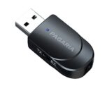 Pagaria 2 in 1 Bluetooth 5.0 Transmitter Receiver 3.5mm Stereo Audio Adapter with Mic, Easy Slide Switch Mode, Model: KN330 - Image 2