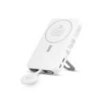 Phonokart Genius-2 10000mAh 3-in-1 MagSafe Power Bank with Stand, 15W Wireless + 20W PD Fast Charging, Digital Display, Supports iPhone 12-16, AirPods & iWatch, Charges iPhone 50% in 30 mins. - Image 2