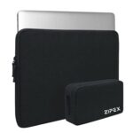Photon 16-inch Laptop Case with Charger Pouch | for All 15-15 .6 Inch Laptops | Waterproof Laptop Sleeve/Cover | Unisex | Black - Image 2