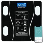 Pivalo Digital Weighing Scale for Body Weight with Bluetooth & BMI Monitoring | Smart Scale, LCD Display, 180 Kg Capacity, Weighing Machine for Home (Black, 1 Year Warranty) - Image 2