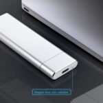 Portable SSD External Solid State Drive Mobile Solid Slim Storage Drive with USB 3.1 Type C for PC, Laptop and Mac Blue 2TB - Image 2