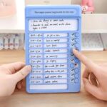 Portable Self-Discipline Chores Chart Daily Checklist Board With 15 Pcs Blank Paper Sliding Morning Routine Chart | Planning Boards Reminder Chart for Home School Office (1ps/Blue) - Image 2