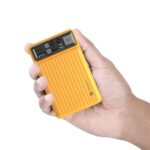 Portronics Luxcell Mini 10K Advanced 10000 mAh Nano Power Bank with 22.5W Max Output, LED Indicator, Mach USB-A Output, Type C PD Output, Type C Input, Wake Up Button(Yellow) - Image 2