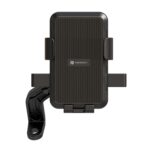 Portronics Mobike 5 Scooty/Scooter Phone Holder with Mirror Mount, 360 Degree Rotation, Strong Grip, Compatible with 4.7" to 7.2" Smartphone, Mobile Stand for Scooter, Cycle & Motorcycle (Black) - Image 2