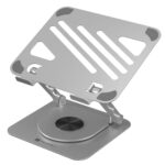 Portronics My Buddy K3 Portable Laptop Tabletop Stand I Foldable & Adjustable for Laptops Up to 15.6 Inches(Silver) - Image 2