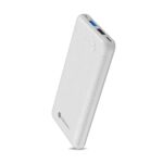 Portronics Power Brick II 10000 mAh,2.4A 12w Slim Power Bank with Dual USB Output Port for iPhone, Anrdoid & Other Devices.(White) - Image 2
