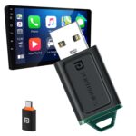 Portronics Tune Lite, Mini 2-in-1 Wireless CarPlay/Android Auto Receiver, Converts Wired to Wireless, Plug & Play, Only for Cars with OEM Installed Wired Android Auto/CarPlay, Android 12+ & iOS 15+ - Image 2