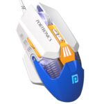 Portronics Vader X USB Wired Programmable Gaming Mouse, Upto 12800 Adjustable DPi, 7 Button Control, Upto 10 Million Click, Ultra-Responsive 7000fps, RGB Lights, 1000Hz Polling Rate (Blue) - Image 2