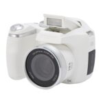 Professional 4K DSLR Camera with 60MP Resolution, 12x Optical Zoom, Built in Flash, Easy Scene Modes for Stunning Photos and Videos (White) - Image 2
