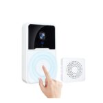 QIWA Wireless WiFi Video Doorbell Camera with Indoor Chime - Real-time Two-Way Audio, Night Vision, HD Resolution Smart Door Bell - Image 2