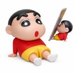 RAJMAAN Shinchan Red Action Figure Mobile Holder, Cute PVC Cartoon Phone Stand for Desk or Car, Stable Anti-Slip Holder for Kids, Teens, and Anime Fans - Image 2
