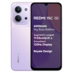 REDMI 15C 5G Dusk Purple 6GB + 128GB | Royale Design | Massive 6000mAh Battery | Segment's Largest 17.53cm Display Up to 120Hz | MediaTek Dimensity 6300 | 33W Fast Charging | 50MP AI Dual Camera - Image 2