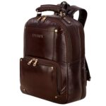 RICHSIGN LEATHER ACCESSORIES 24 Litres Capacity Leather Laptop Backpack Bags for Men and Women Product Dimension- H-18 x L-12 x W-7 Inch | Weight- 1.2 KG / 1200 GR - Image 2
