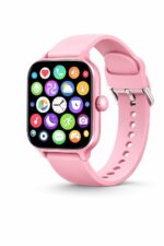 RS Traders Watch for Women, Fitness Smartwatch with Heart Rate Monitor, Touch Screen Step Counter & Calorie Tracking, Bluetooth Activity Tracker for Girls Pink New H9 Full Screen Touch Watch - Image 2