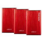 Red External Hard Drive Disk Storage Devices 2.5 '' USB3.0 SATA 500GB - Image 2
