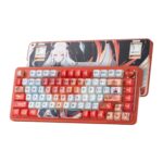 Redragon K673 PRO SE 75% 81 Keys Wireless Gasket RGB Gaming Keyboard, 3-Mode Anime Mechanical Keyboard w/Hot-Swap Socket, Dedicated Knob Control & 5-Layer Noise Dampening, Custom Hi-Fi Linear Switch - Image 2