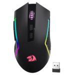 Redragon M693Gaming Mouse, 8000 DPI w/ 3-Mode Connection, BT & 2.4G Wireless, 7 Macro Buttons, Durable Power Capacity and RGB Backlight for PC/Mac/Laptop - Image 2