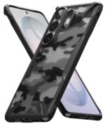 Ringke Fusion-X for 2026 Ultra Case Back Cover [Heavy Duty X-Frame] Rugged Shockproof Bumper Protective with Non-Slip Side Grip - Camo Black - Image 2