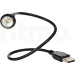 Ritmo USB Foldable Night Light LED Keyboard Reading Flexible Snake Outlet Light Desk Led USB Adjustable Lamp for Laptop, Power Bank, Pc, Keyboard. - Image 2