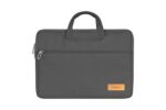 SAL-LB-20 ViVi Grey Laptop Handbag for up to 15.6" Laptop Water Resistant Sleeve with Padded Laptop Layer and Multi Pocket Organizer for Office Use College Commute or Business Travel - Image 2