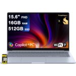SAMSUNG Galaxy Book4 Edge Laptop 15.6" FHD Anti-Glare Qualcomm 8-core Snapdragon X (Up to 45 Tops) 16GB RAM 512GB SSD for Creator Designer Business Professional Win11 ICP Hub w/Copilot+ AI - Image 2