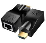 SANCY HDMI Extender Over Cat5e/Cat6 – Full HD 1080P & 4K Support, Signal Booster Transmitter Receiver Kit, Up to 20m Range for HDTV, PC, PS4, STB - Image 2