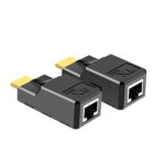 SANCY HDMI to RJ45 Extender 60M, 1080P HDMI Over Ethernet Converter with Type-C Charging for Computers, Laptops, Set-Top Boxes, TVs, Projectors, and More - Image 2