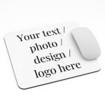 SHERISH Customised Mouse Pad – 19x23 cm Personalised Print (Logo, Text, Photo) for Business & Personal, Smooth Cloth Surface, Non-Slip, Waterproof & Durable Desk Mat for Laptop, Gaming & Office Use - Image 2