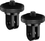 SHOPEE 2PCS Tripod Mount Adapter, Camera Mount Adapter, 1/4” -20 Tripod Adapter Compatible with Gopro Hero Sony Xiaomi yi Sjcam Action Cameras and Other Standard 1/4 Accessories - Image 2