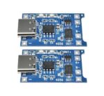 SP Electron Type-C TP4056 Micro USB Lithium Battery Charging Converter with Overcharge Discharge Over-Current Protection Charging Board Module (Pack of 2) - Image 2