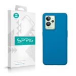 SPRIG Compatible with Realme GT 2 Pro Phone Liquid Silicone Cover Premium Back Cover Drop Tested Shock Proof Mobile Case for Men, Women, Boys and Girls with Camera Protection (Navy Blue) - Image 2