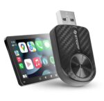 STRIFF 2-in-1 Wireless Carplay Receiver, Converts Wired Android Auto & CarPlay to Wireless, USB A & Type C, Note: Only for Already OEM Installed Android Auto/Carplay, Bluetooth V5.4 (Black) - Image 2