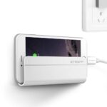STRIFF Wall Mount Phone Holder with Adhesive Strips, Charging Holder Compatible with iPhone, Smartphone and Mini Tablet (Pack of 1) (White) - Image 2