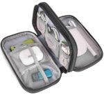 SaleOn 8.3x5 Inch Tech Pouch Organizer with 1 Year Warranty – Portable Storage Organizer for USB Cable, Charger, Earphone, Power Bank, Hard Disk & Digital Gadgets, Travel Mobile Bag for Men - Image 2