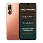 Samsung Galaxy M36 5G Mobile (Orange Haze, 6GB RAM, 128GB Storage) | Google Gemini| Gorilla Glass Victus+ | 7.7mm | AI Enhanced 50MP OIS Triple Camera | Nightography| Lag-free Gaming | Without Charger - Image 2