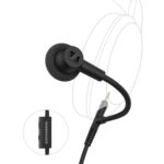 Sennheiser HD 500 BAM Lapel Microphone Upgrade for HD 500 Series/HD 620S - Condenser Microphone with Noise Cancellation, Sound for Gaming, Streaming & Podcast - 3.5mm Jack - Black - Image 2