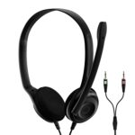 Sennheiser PC 3 Chat Wired On Ear Headphones with Mic (Black) - Image 2
