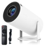 Smart Projector with Android 11 HD Projector 1080P 4K WiFi6 BT Home Theater Video Projector 180° Rotatable Stand Car Keystone Correction for Mobile Phone TV Stick A18 - Image 2
