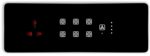 Smart Switch Board (WiFi + Remote) (Black) (8M Size) : 6 Switch + Fan Regulator + Socket | 3 Yr Warranty | Works with SmartLife App, Alexa, Google, Siri | Glass Touch - Image 2