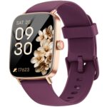 Smart Watch for Women, 1.85" HD Smartwatch Compatible iPhone/Samsung/Android (Answer/Make Calls), 100+ Sport Modes Fitness Tracker with Heart Rate/Sleep/SpO2 Monitor, IP68 (Deep Purple) - Image 2