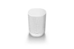 Sonos Move 2 | Wireless Portable Speaker with WiFi, Bluetooth, Amazon Alexa, 24-Hour Battery Life, Wireless Charging Base - White - Image 2