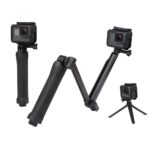Sounce 3-Way Monopod Grip Tripod Foldable Selfie Stick, Stabilizer Mount Holder for GoPro Hero 7/6/5, SJCAM SJ6, SJ7, SJ5000, Yi and All Action Cameras - Image 2