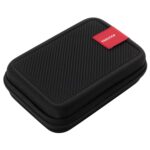 Sounce External Hard Drive Case 2.5-Inch, Hard Drive Portable Storage Organizer Bag, External Hard Disk Cover, Portable Storage Shell for Gadget Hard Disk USB Cable Mobile Charger Earphone (Black) - Image 2