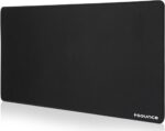 Sounce Mouse Pad Mercerized Surface Anti-fray Edges and Anti-Slip Rubber Base Gaming Mouse Pad a Laptop Desk Mat with Smooth Mouse Control Dimensions 900L x 400B x 2H mm (Black) - Image 2