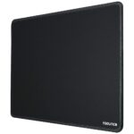 Sounce Mouse Pad Speed Type Mouse Pad with Antifray Stitched Embroidery Edges, Non-Slip Rubber Base Mousepad for Laptop PC (260mm x 210mm x 2mm) (Black) - Image 2
