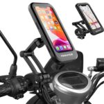 Sounce Waterproof Bike Mobile Phone Holder for Handlebar – 360° Rotation, Sensitive Touch Screen, IPX6 Waterproof Case for Smartphones 4.7"–7.2", Compatible with iPhone, Samsung, and All Phones - Image 2